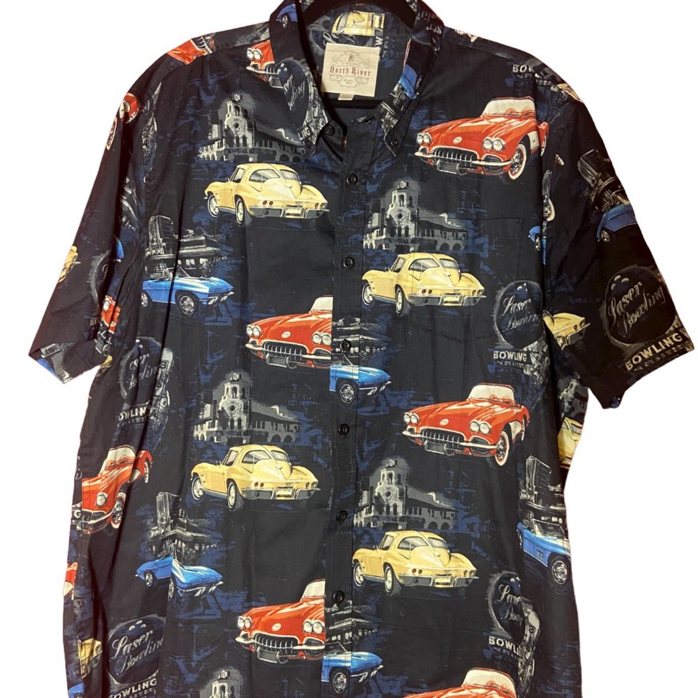 Vintage Men's Collared Shirt